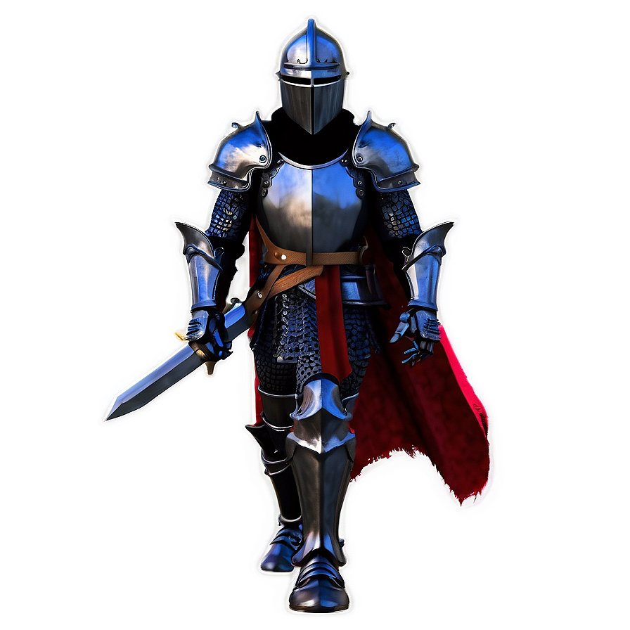 Fierce Black Knight Png 06272024