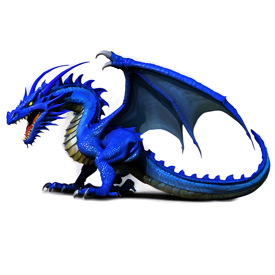 Fierce Blue Dragon Avatar Png Lgn