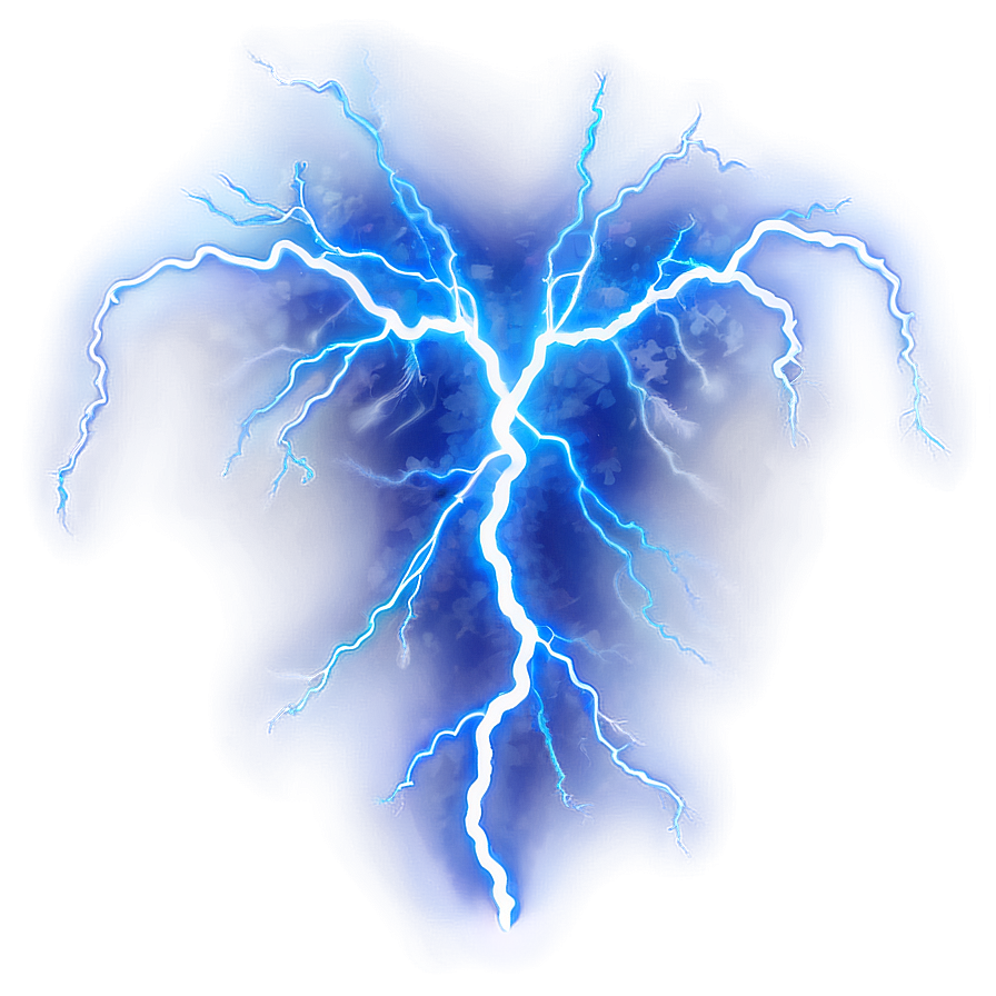 Fierce Blue Lightning Png Yoq21