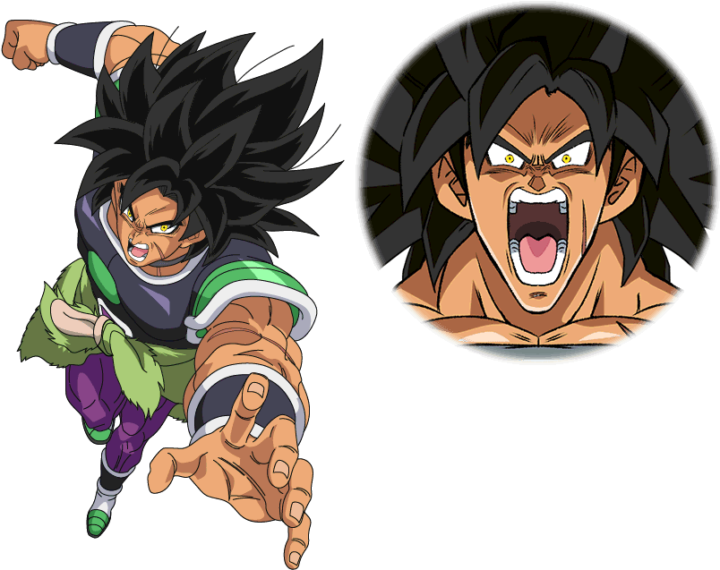 Fierce Broly Action Pose