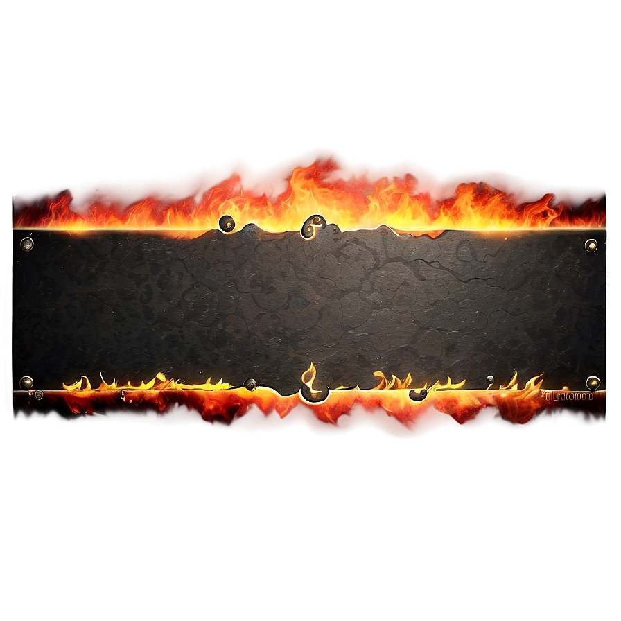 Fierce Fire Border Png 7