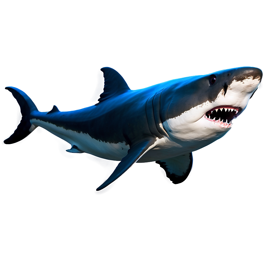 Fierce Megalodon Attack Png Lgj92