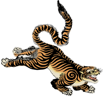 Fierce_ Traditional_ Tiger_ Art