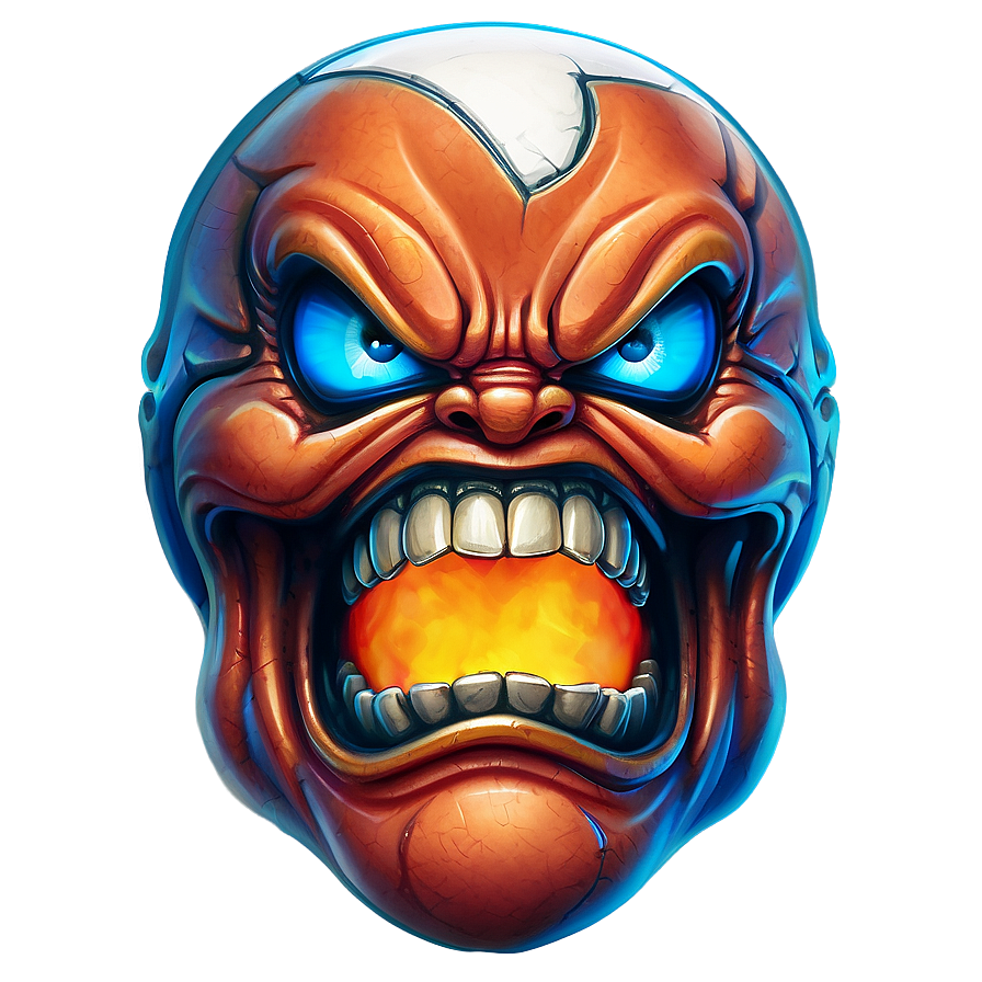 Fiery Anger Emoticon Png Orw99