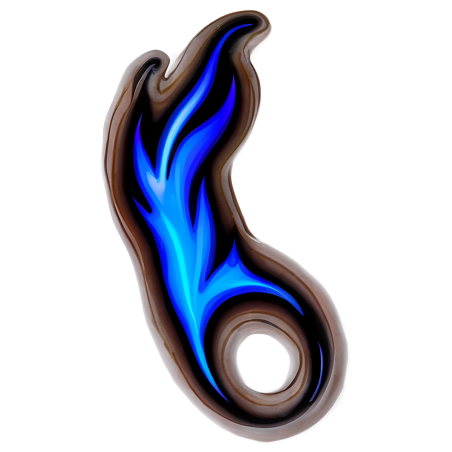 Fiery Blue Flame Background Png Kwg