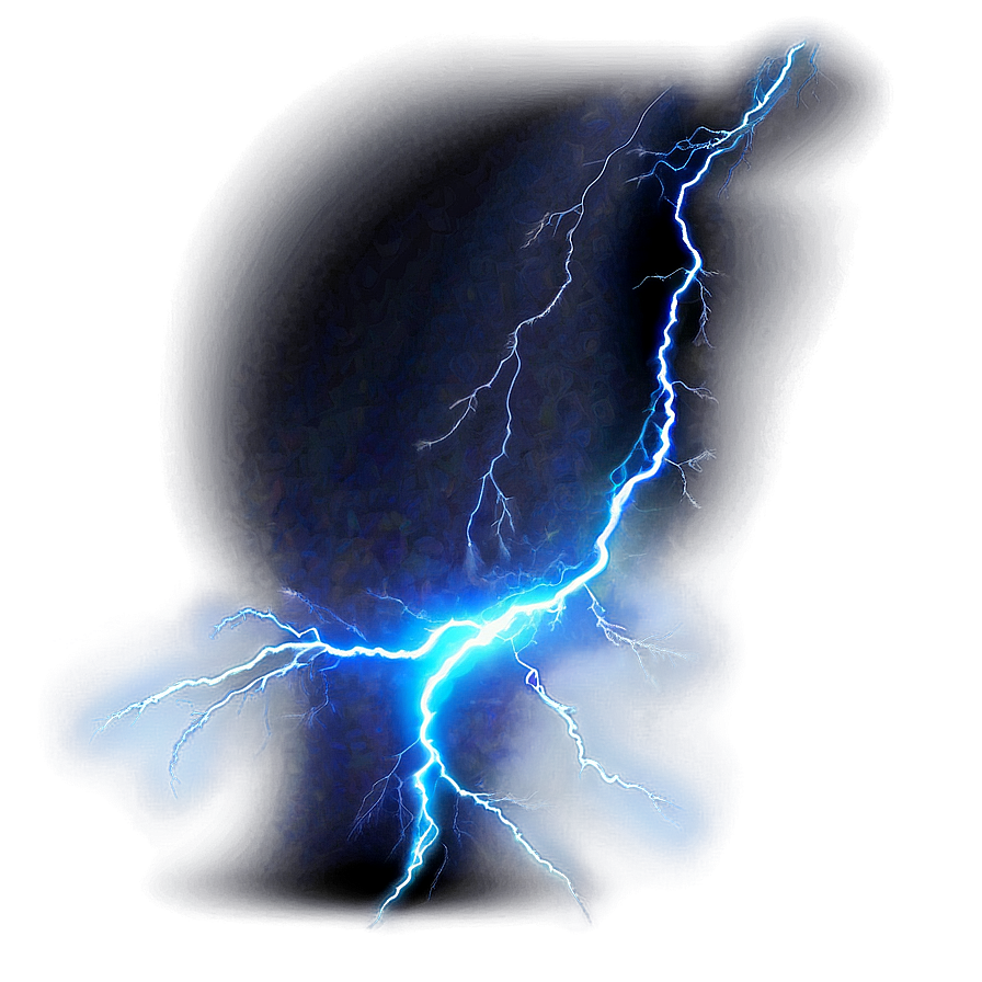 Fiery Blue Lightning Png Usq