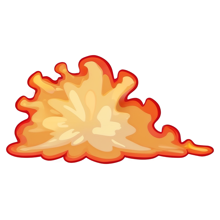 Fiery Cartoon Explosion Png 06212024