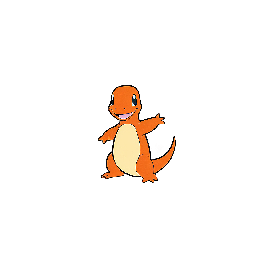 Fiery Charmander Illustration Png 05212024