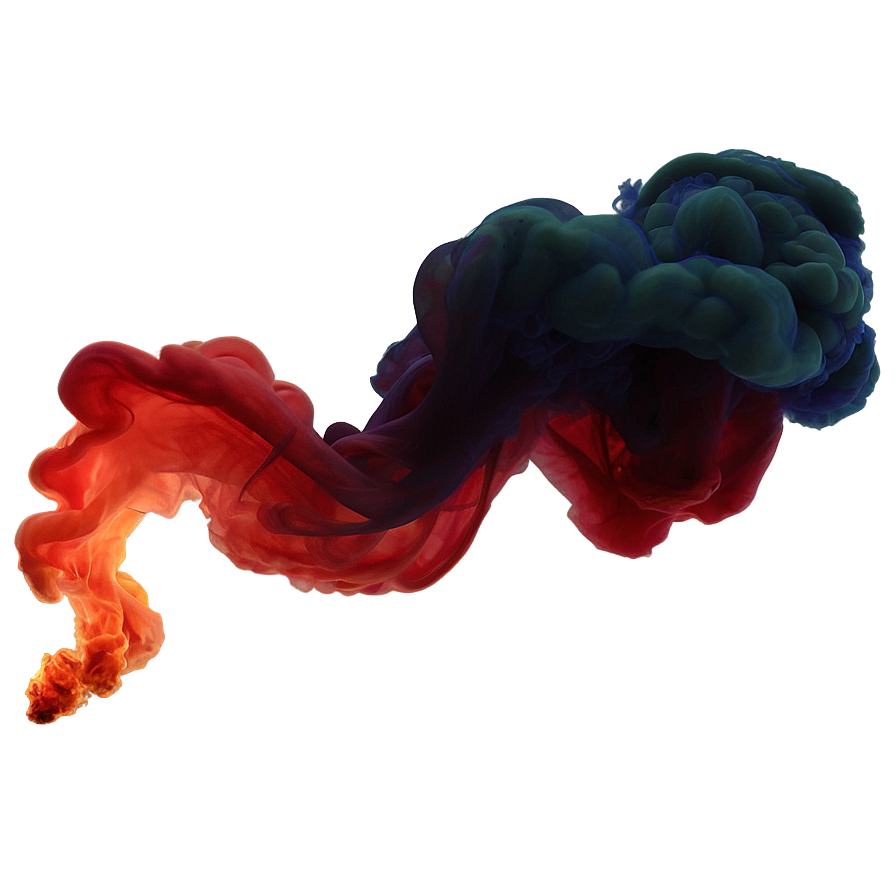 Fiery Color Smoke Stream Png 06122024