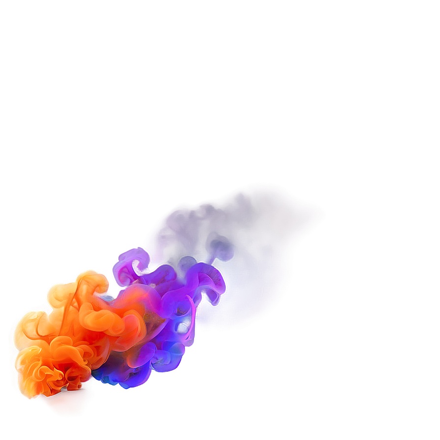 Fiery Color Smoke Stream Png 39