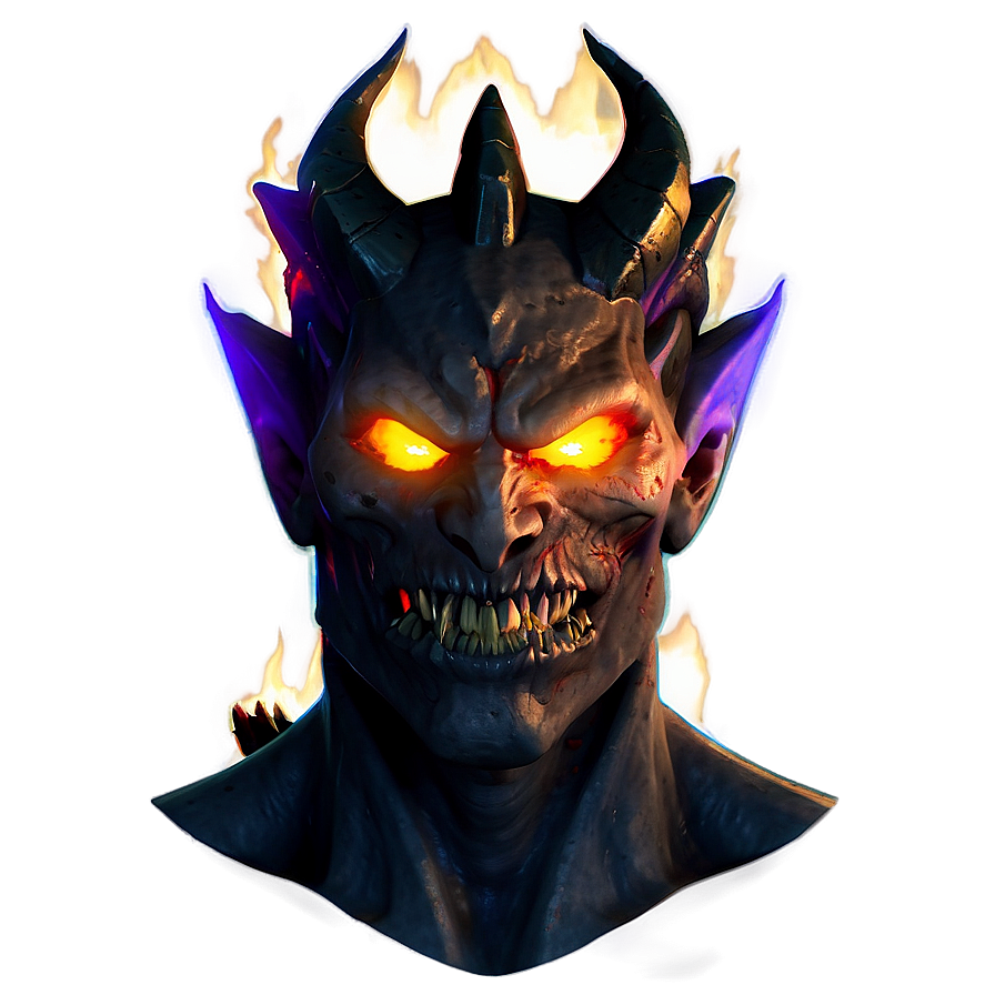 Fiery Demon Image Png 84