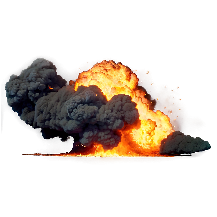 Fiery Explosion Png B