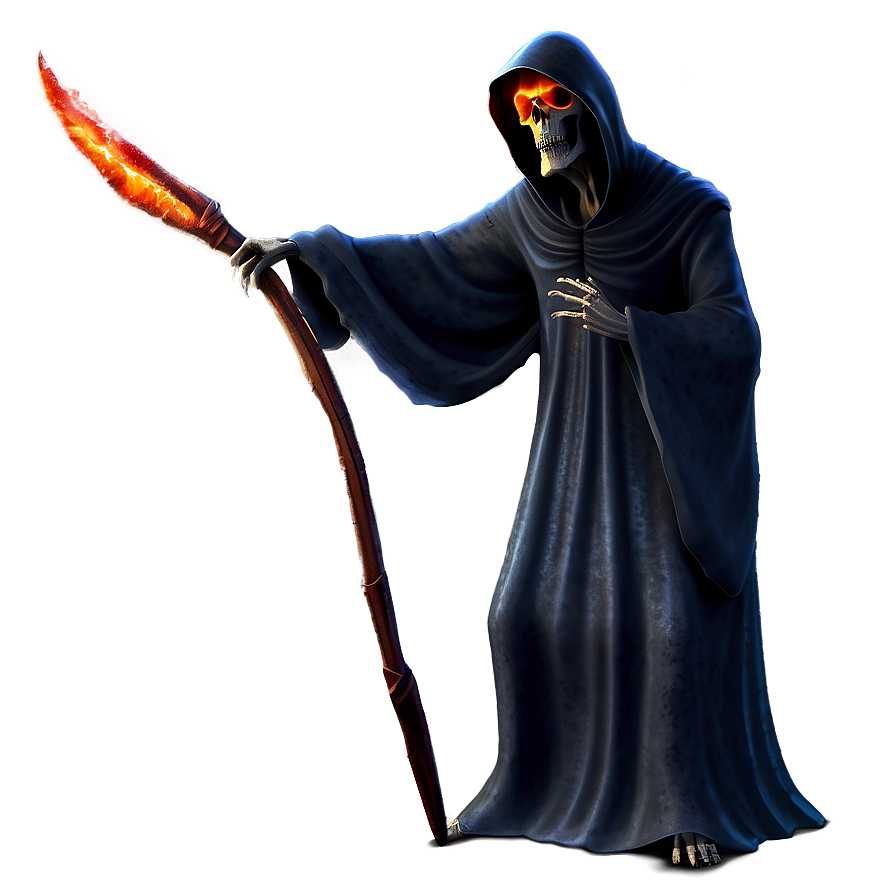 Fiery Eyes Grim Reaper Png Lbp30