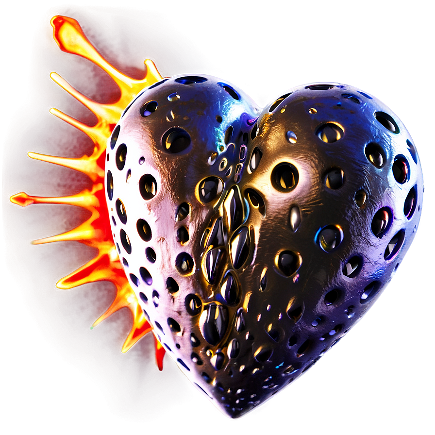 Fiery Heart Clipart Passion Png Gvl44