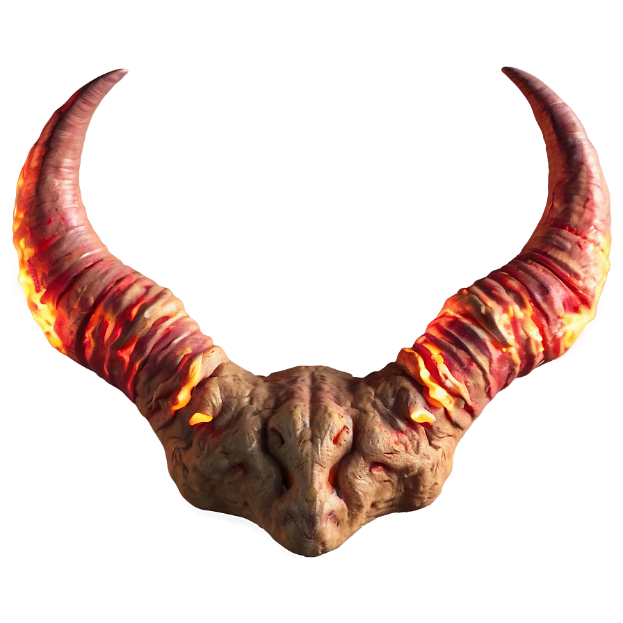 Fiery Hell Horns Png 05242024