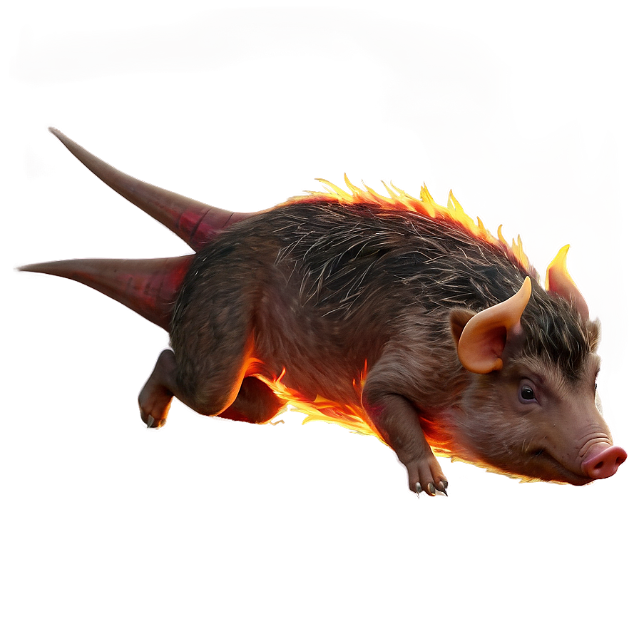 Fiery Hog Png Dwk