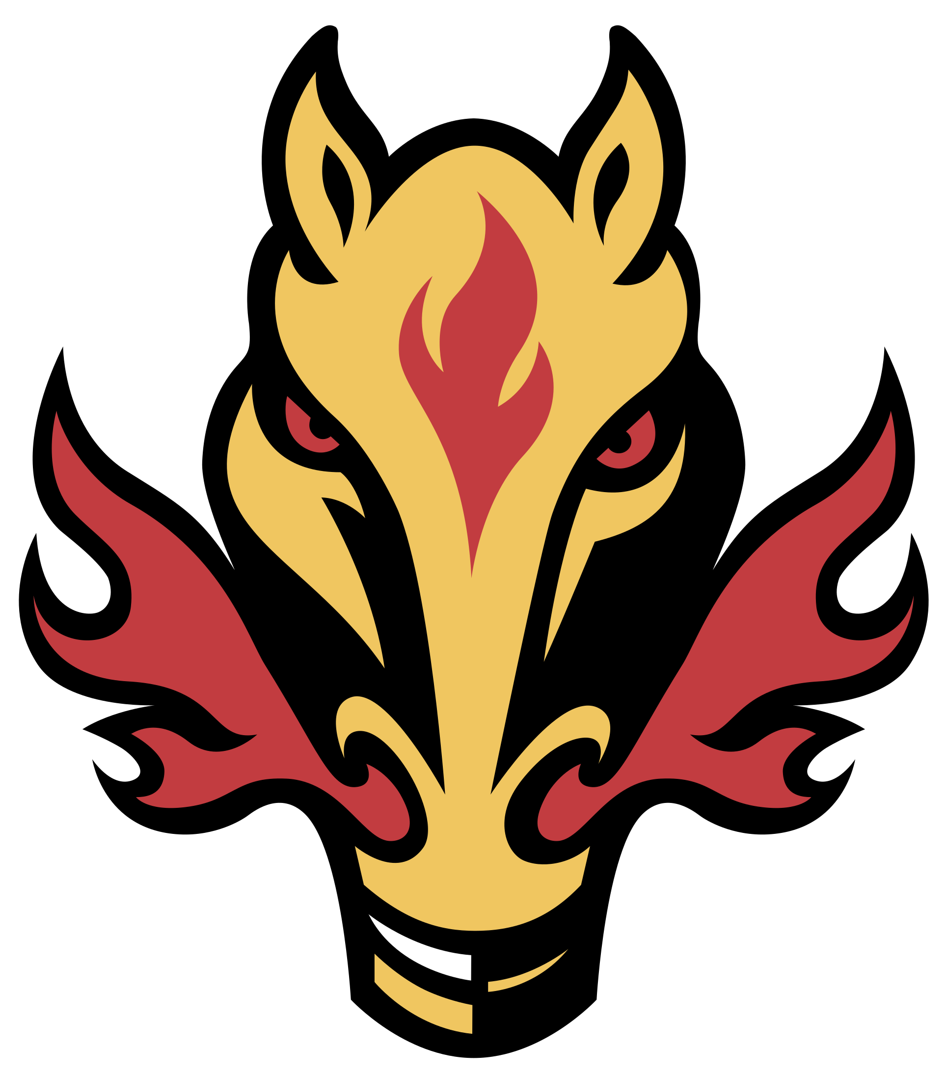 Fiery Horse Logo Graphic