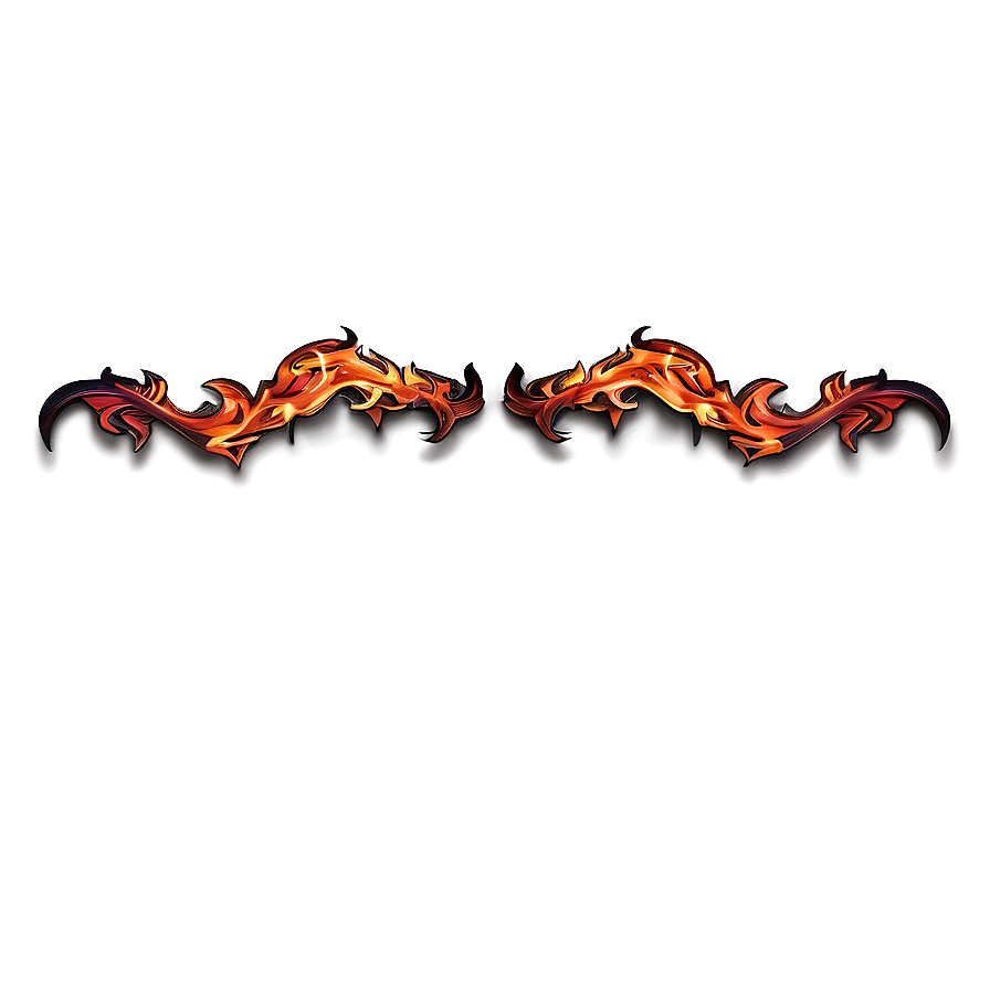 Fiery Inferno Border Png Cpc