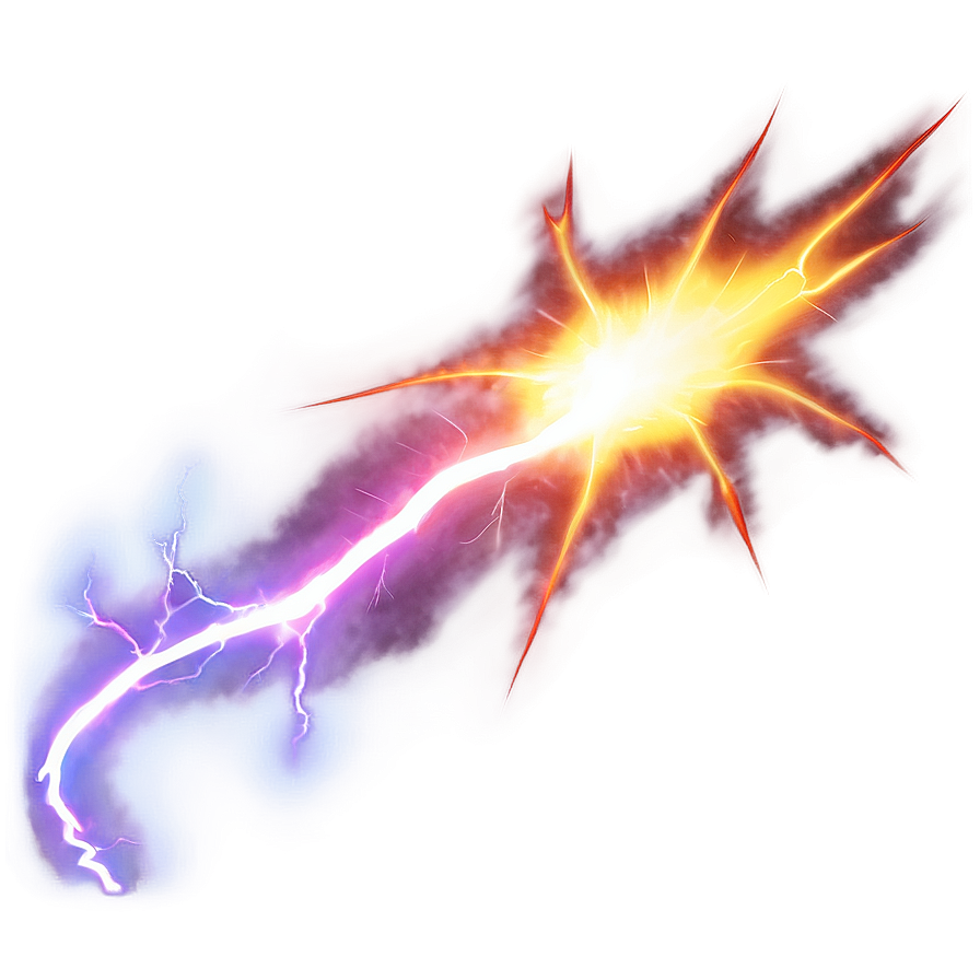 Fiery Lightning Bolt Png Qbt