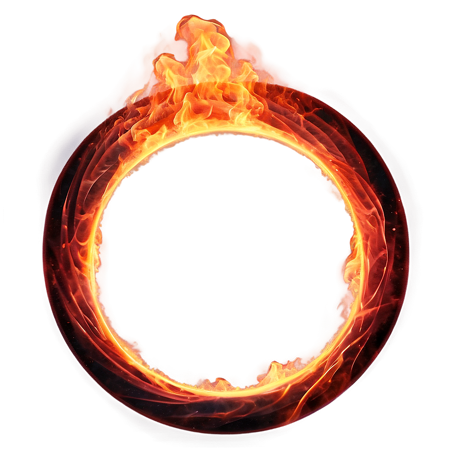 Fiery Loop Circle Png Xpj