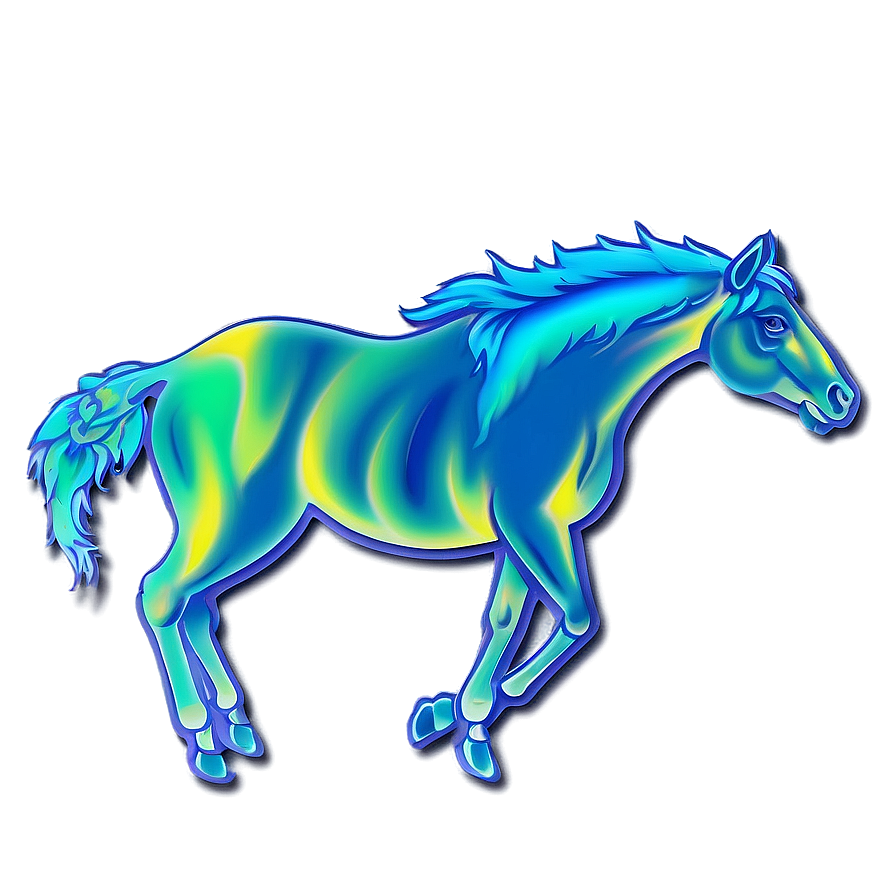 Fiery Mustang Horse Spirit Png 52