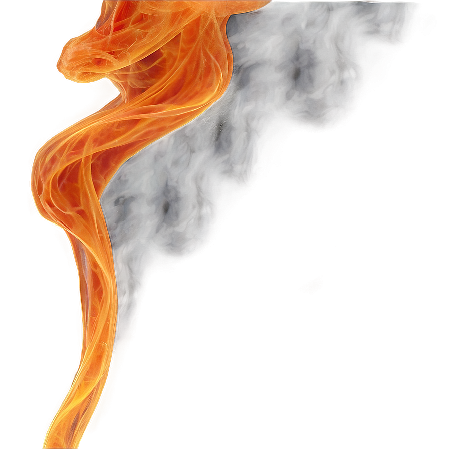 Fiery Orange Smoke Texture Png Xjb76