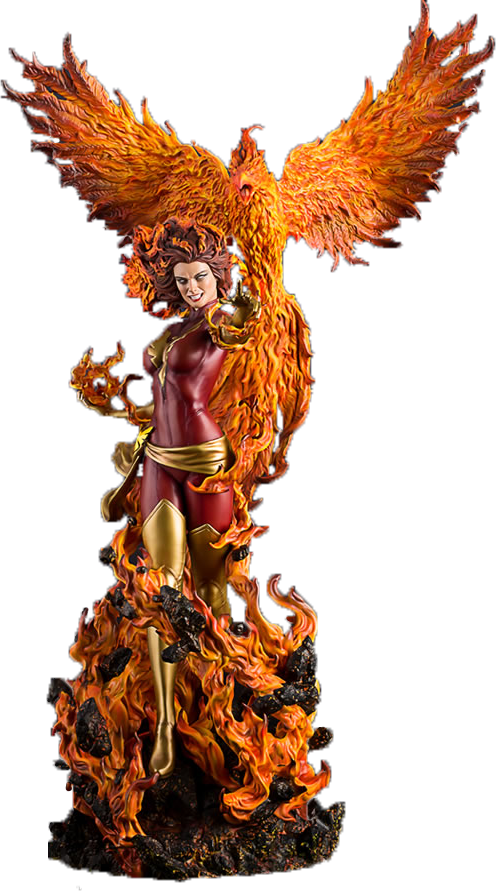 Fiery Phoenix Fantasy Figure