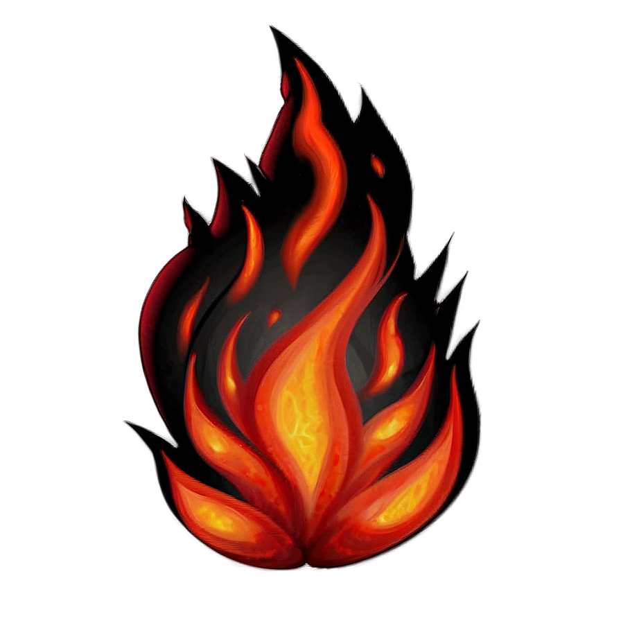 Fiery Red Blaze Png Rws