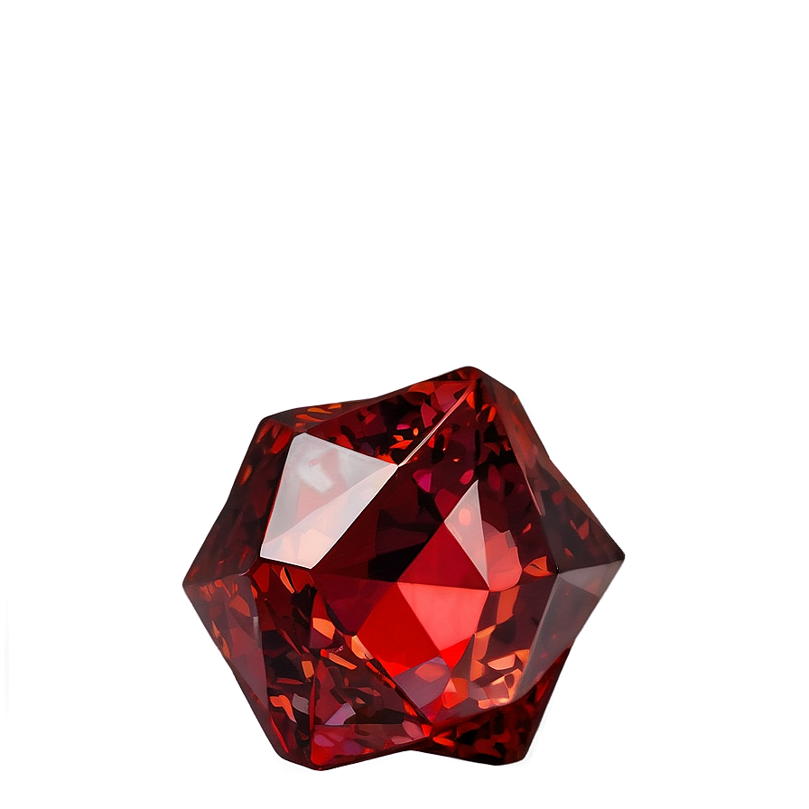 Fiery Red Crystal Png Fsg