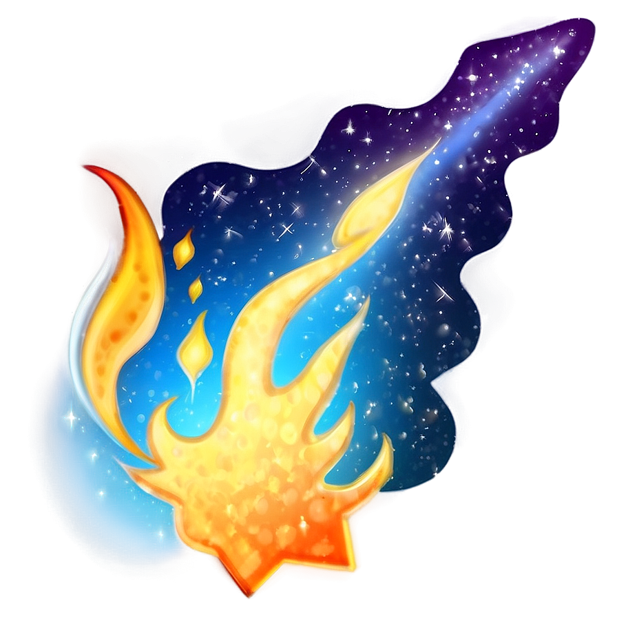 Fiery Stardust Flame Png 13