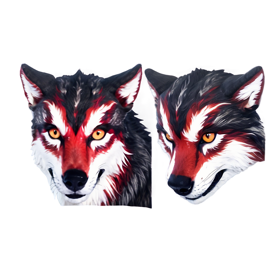 Fiery Wolf Eyes Png 06292024