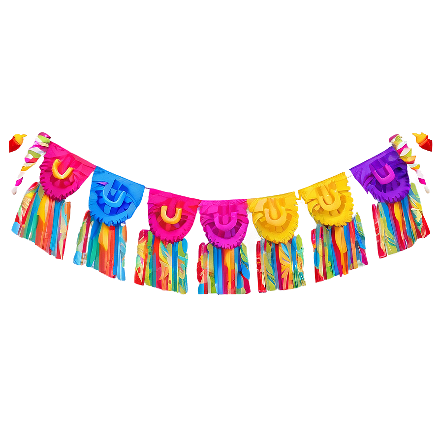 Fiesta Banner With Pinatas Png 82