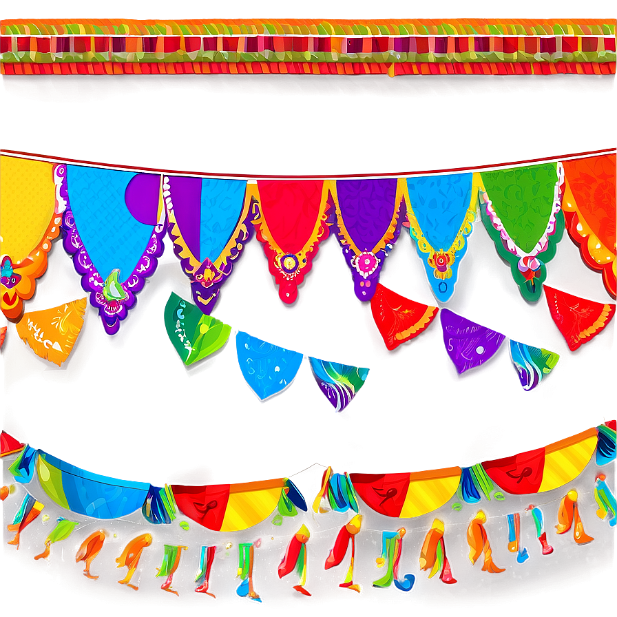 Fiesta Fabric Banner Png Rge52