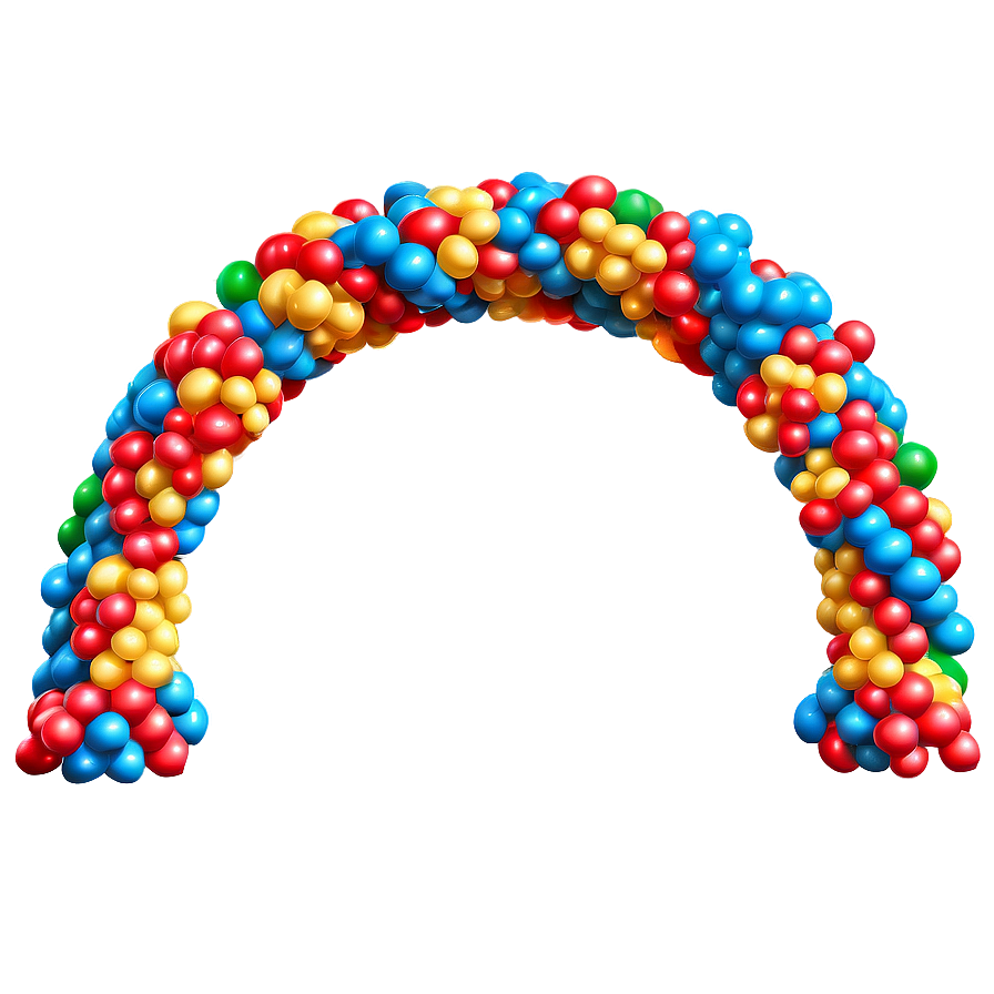 Fiesta-themed Balloon Arch Png 65