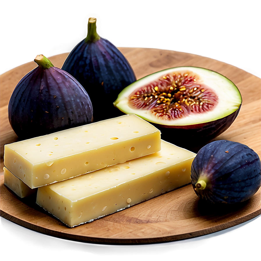 Figs And Cheese Platter Png Fdf29