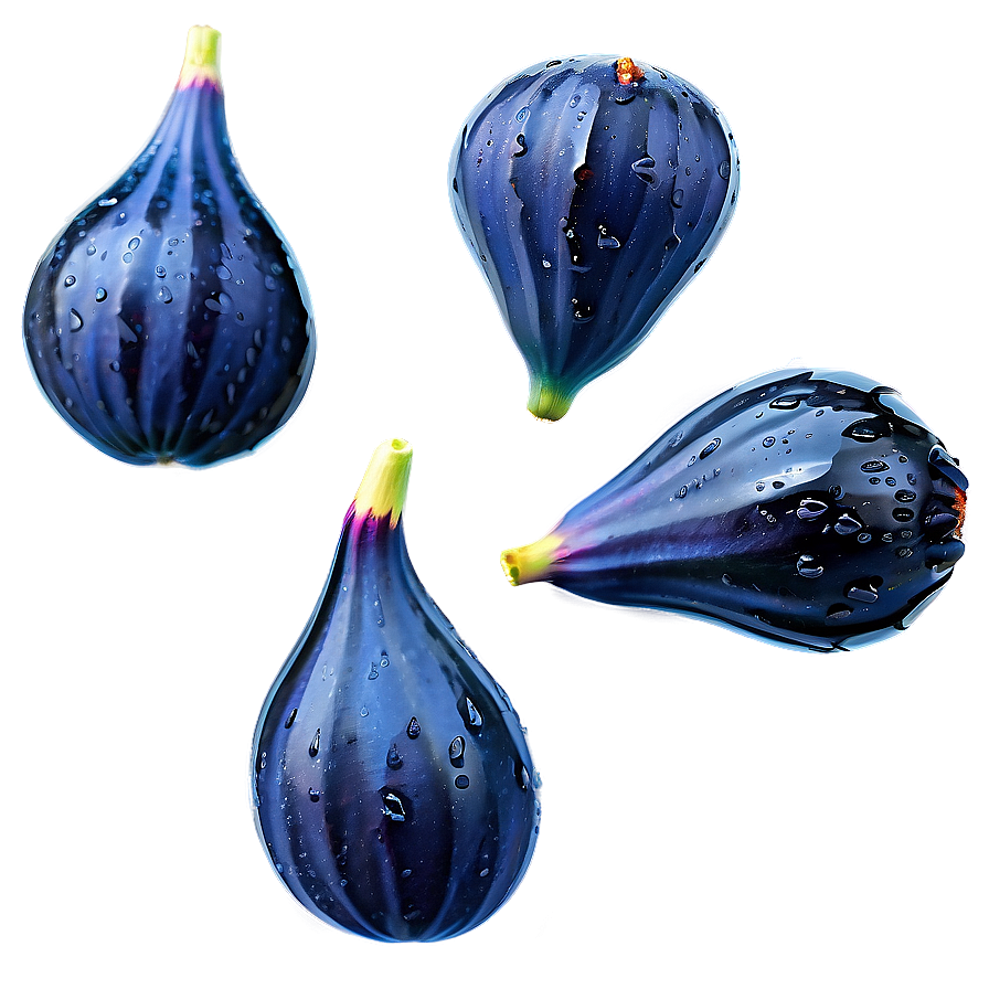 Figs With Drops Of Water Png 46