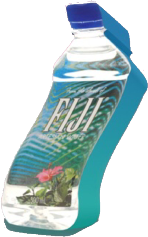 Fiji Water Bottle Transparent Background