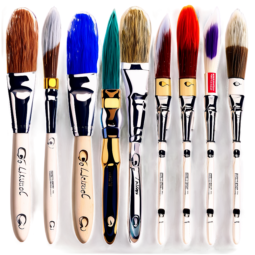 Filbert Paint Brushes Png Lqr