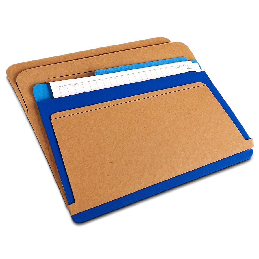 File Folder With Elastic Band Png 3