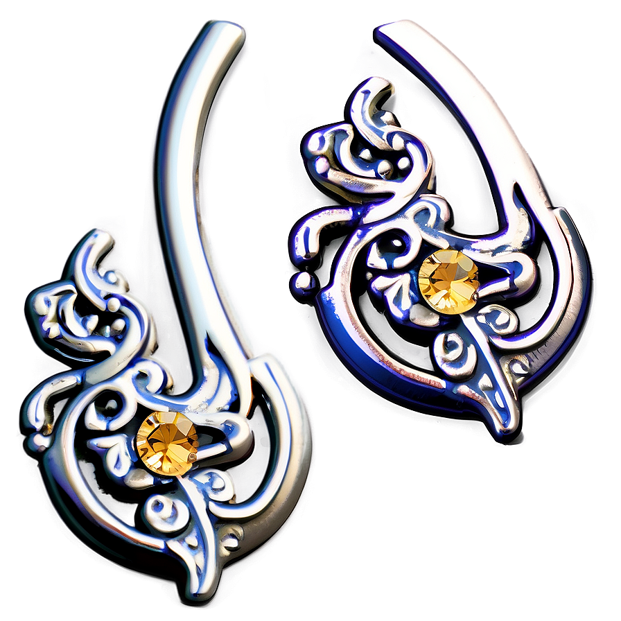 Filigree Nose Stud Artwork Png 24