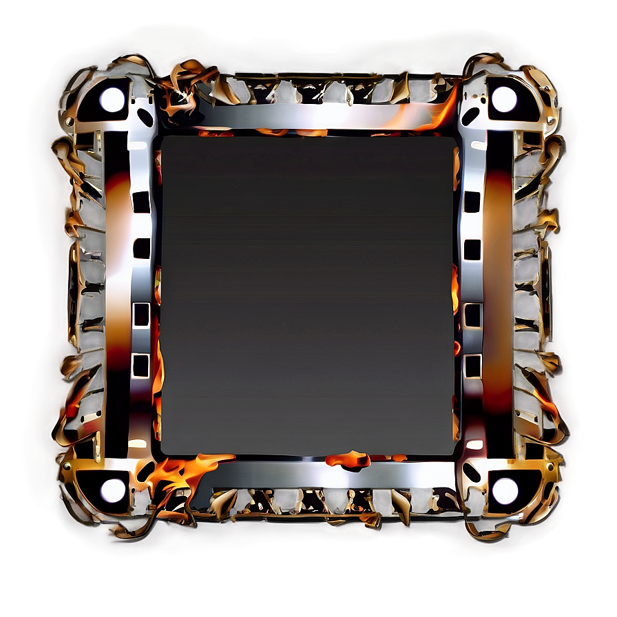 Film Frame With Burned Edges Png 96