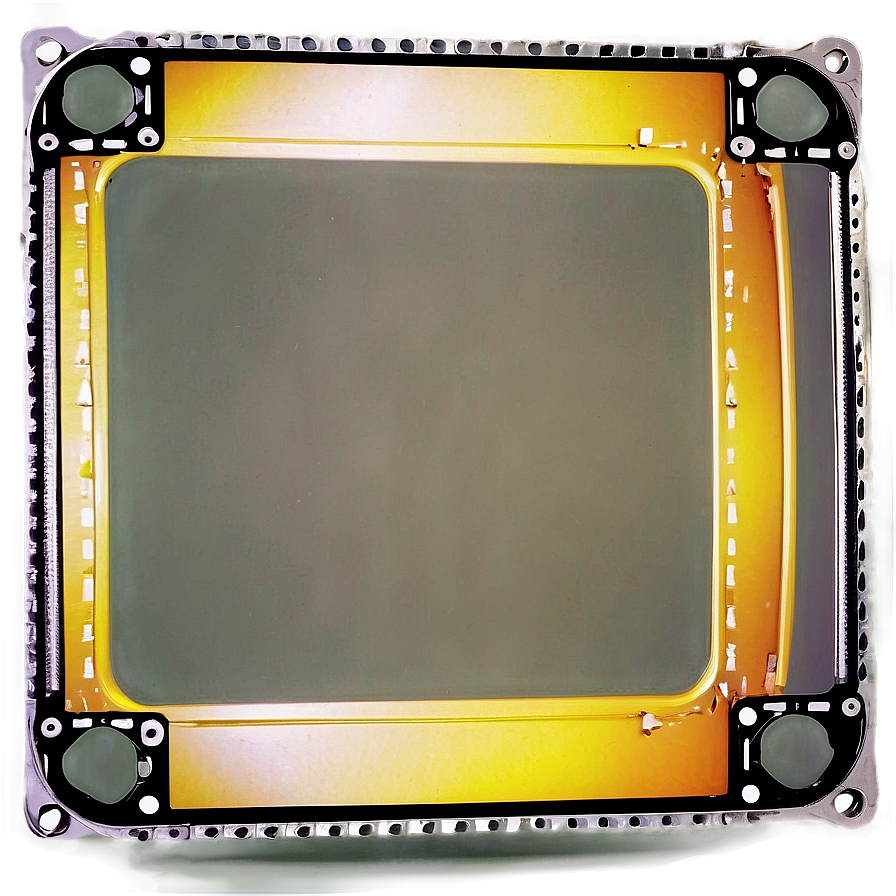 Film Frame With Light Leaks Png 06202024