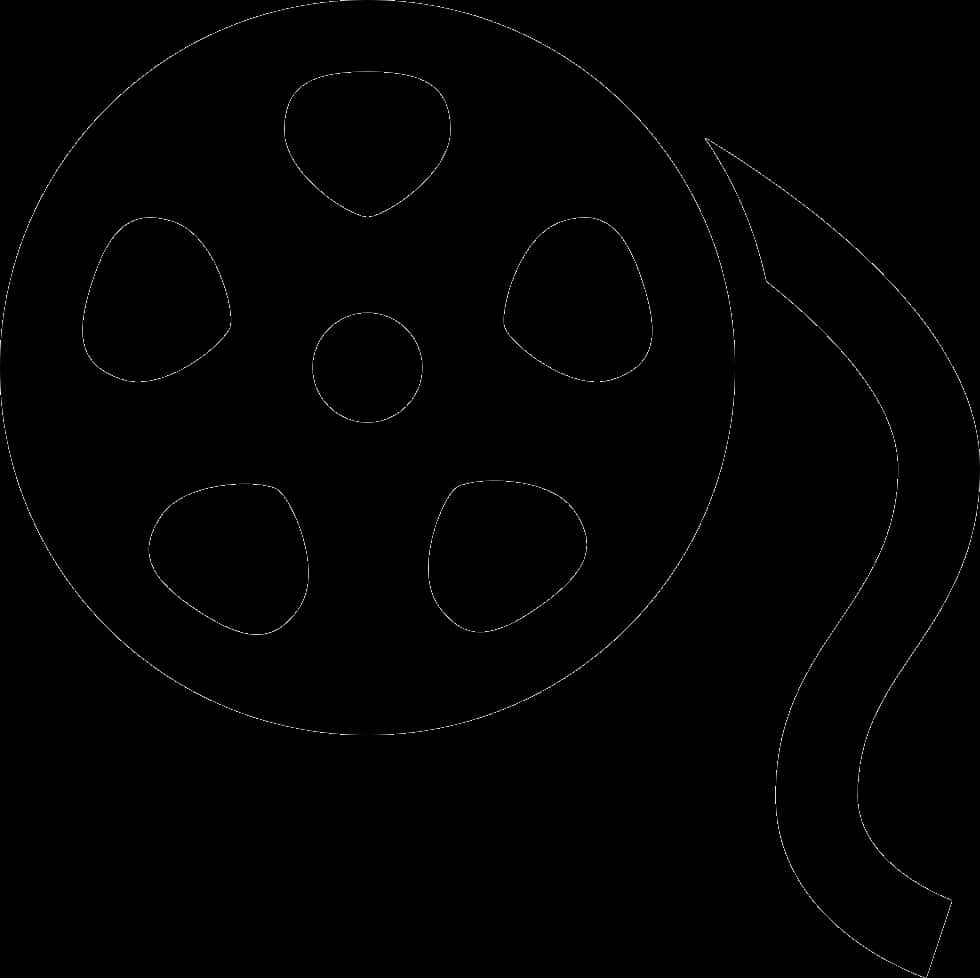 Film Reel Icon Outline