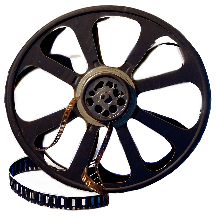 Film Reel On Projector Png 05252024