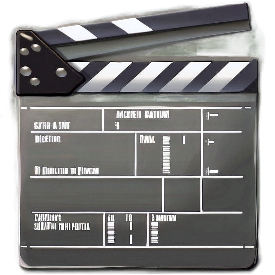 Film Slate For Directors Png 06262024