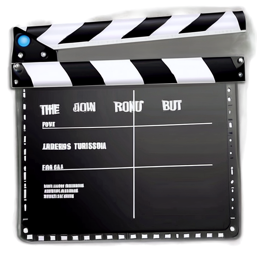 Film Slate For Indie Filmmakers Png 34