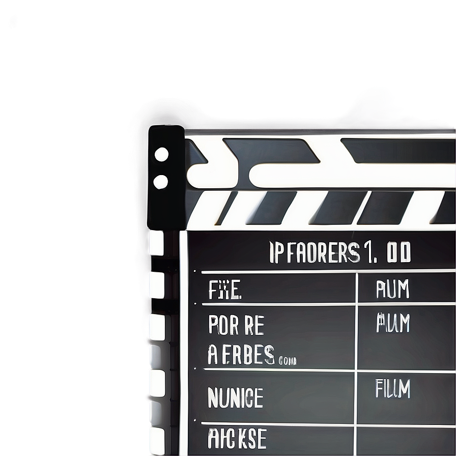 Film Slate For Indie Filmmakers Png 93