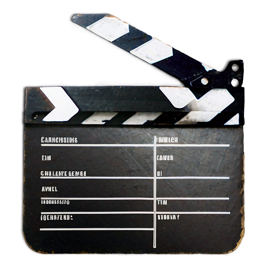 Film Slate For International Cinema Png Csl80