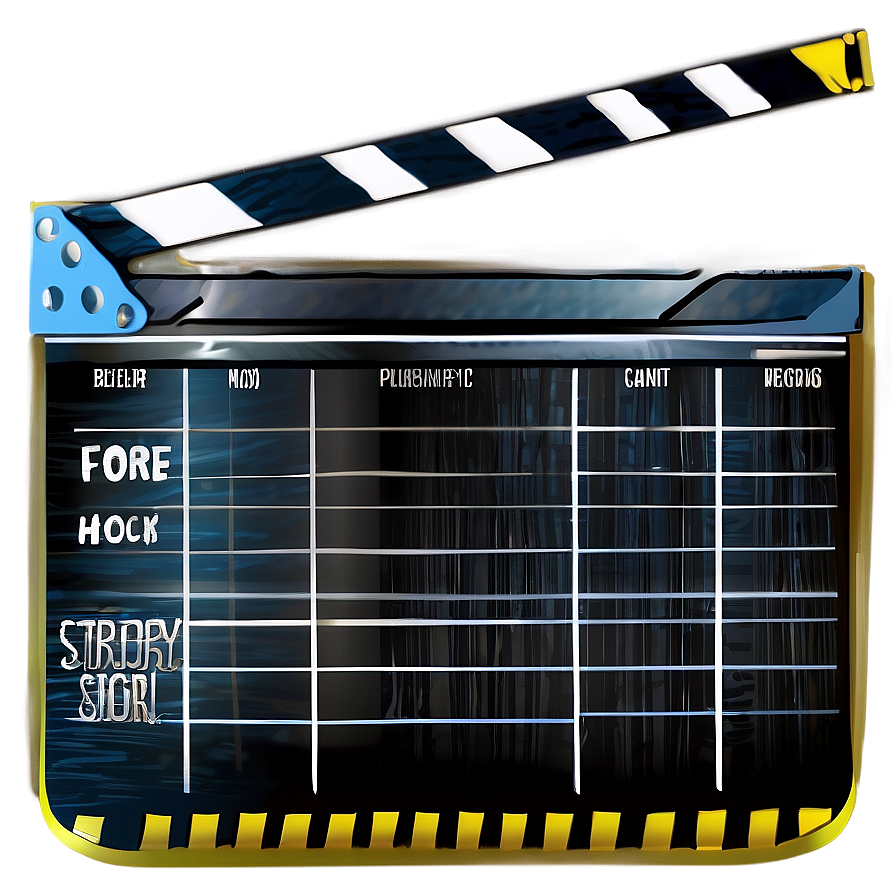 Film Slate For Production Design Png Ajy58