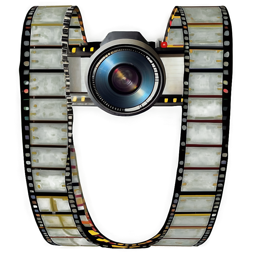 Film Strip With Camera Png Shd98